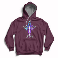 Dragonfly Cross Jesus Faith Christian God Believer Spiritual Religious Shirt, Dragonfly T-shirt, Dragonfly Gift, Insect Lover Shirt, Spiritual Shirt, Nature Lover Gift Hoodie - Wonder Print Shop