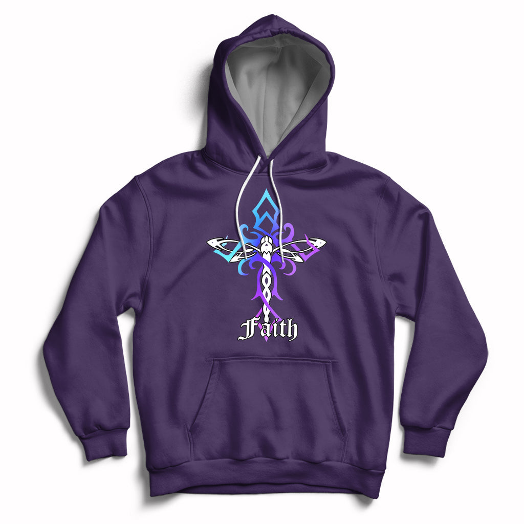 Dragonfly Cross Jesus Faith Christian God Believer Spiritual Religious Shirt, Dragonfly T-shirt, Dragonfly Gift, Insect Lover Shirt, Spiritual Shirt, Nature Lover Gift Hoodie - Wonder Print Shop