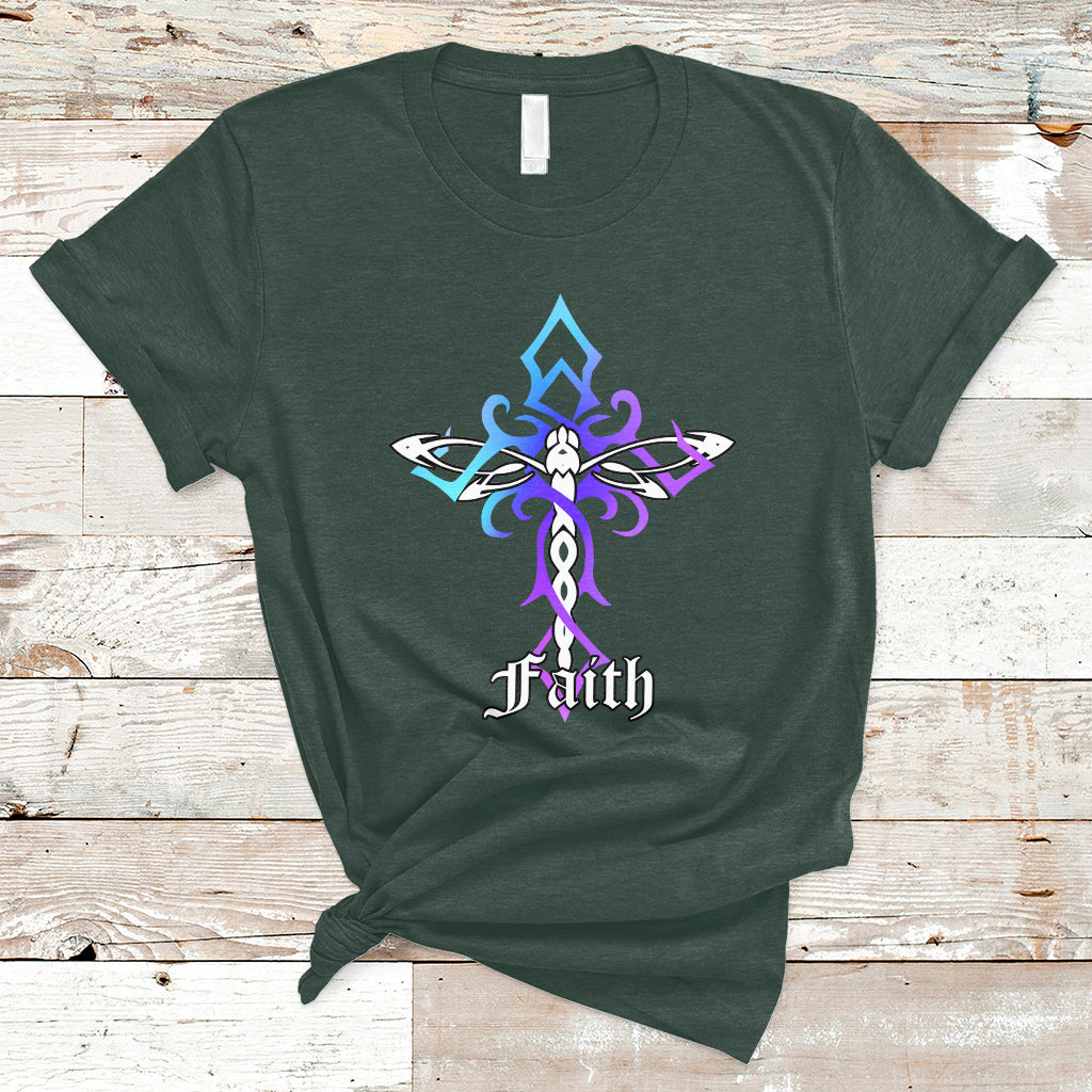 Dragonfly Cross Jesus Faith Christian God Believer Spiritual Religious Shirt, Dragonfly T-shirt, Dragonfly Gift, Insect Lover Shirt, Spiritual Shirt, Nature Lover Gift T Shirt - Wonder Print Shop