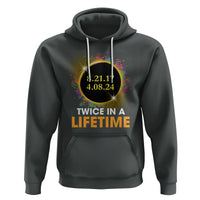 Total Solar Eclipse Hoodie Twice In A Life Time American Totality 2024 2017 - Wonder Print Shop