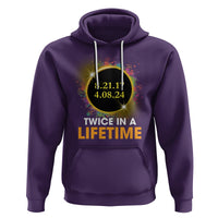 Total Solar Eclipse Hoodie Twice In A Life Time American Totality 2024 2017 - Wonder Print Shop
