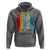 Total Solar Eclipse Hoodie Retro American Totality Tour Map April 8 2024 - Wonder Print Shop