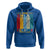 Total Solar Eclipse Hoodie Retro American Totality Tour Map April 8 2024 - Wonder Print Shop