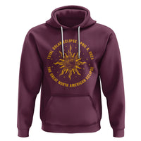Celestial Total Solar Eclipse Hoodie April 8 2024 The Great North American Eclipse - Wonder Print Shop