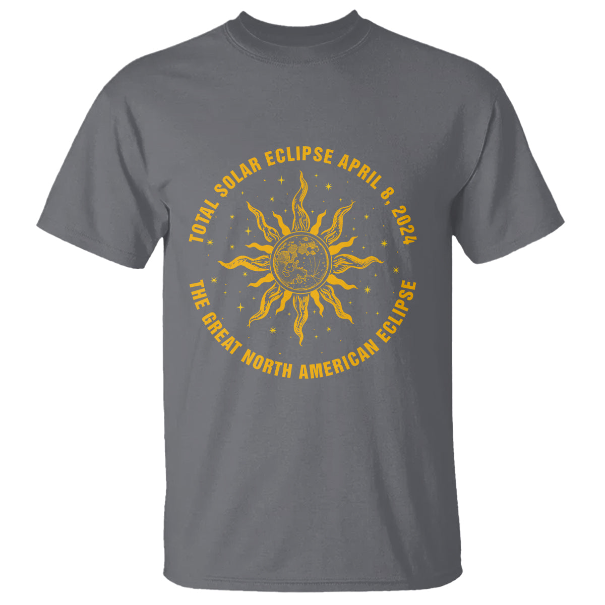 Celestial Total Solar Eclipse T Shirt April 8 2024 The Great North American Eclipse - Wonder Print Shop