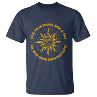 Celestial Total Solar Eclipse T Shirt April 8 2024 The Great North American Eclipse - Wonder Print Shop
