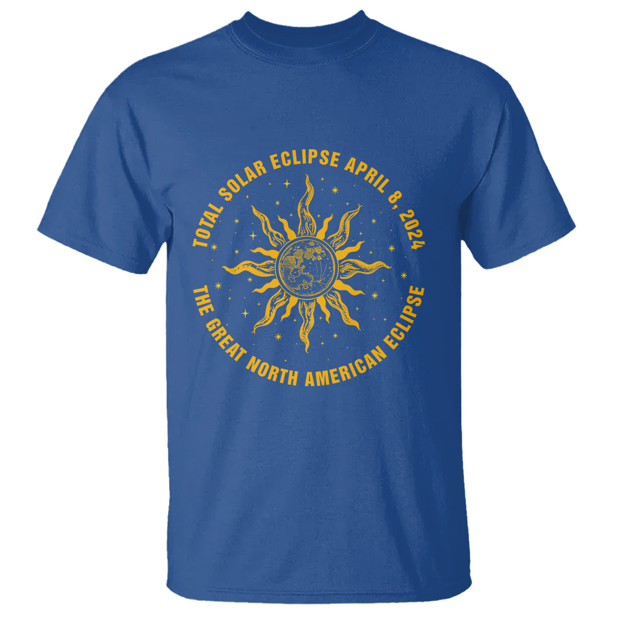Celestial Total Solar Eclipse T Shirt April 8 2024 The Great North American Eclipse - Wonder Print Shop