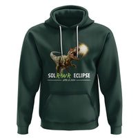 Total Solar Eclipse Dinosaur Hoodie Solrawr Eclipse April 8 2024 - Wonder Print Shop
