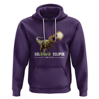 Total Solar Eclipse Dinosaur Hoodie Solrawr Eclipse April 8 2024 - Wonder Print Shop