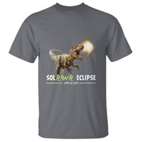 Total Solar Eclipse Dinosaur T Shirt Solrawr Eclipse April 8 2024 - Wonder Print Shop