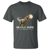 Total Solar Eclipse Dinosaur T Shirt Solrawr Eclipse April 8 2024 - Wonder Print Shop