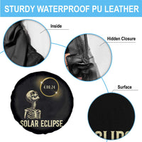 Total Solar Eclipse Skeleton Spare Tire Cover Funny Watching American Totality April 8 2024 Matching