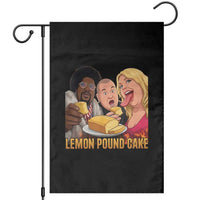 Funny Lemon Pound Cake Meme Garden Flag Retro Edgy Music Humor Gift for Party Lovers