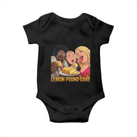 Funny Lemon Pound Cake Meme Baby Onesie Retro Edgy Music Humor Gift for Party Lovers