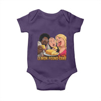 Funny Lemon Pound Cake Meme Baby Onesie Retro Edgy Music Humor Gift for Party Lovers