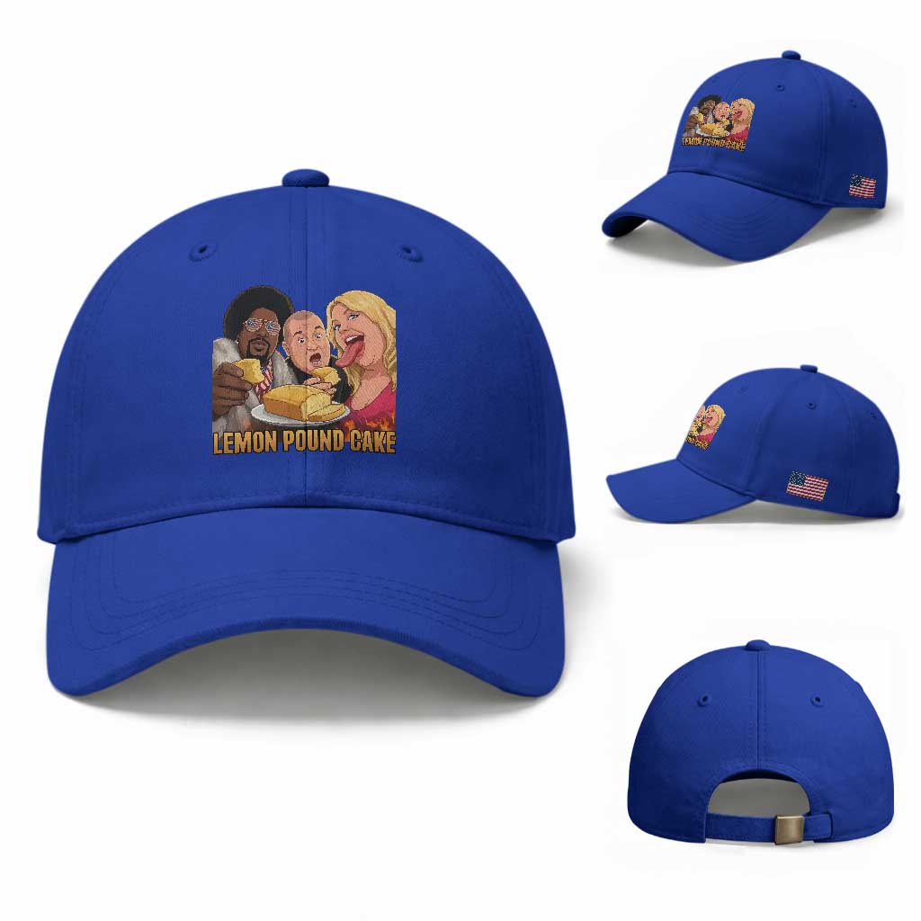 Funny Lemon Pound Cake Meme Baseball Cap Retro Edgy Music Humor Gift for Party Lovers