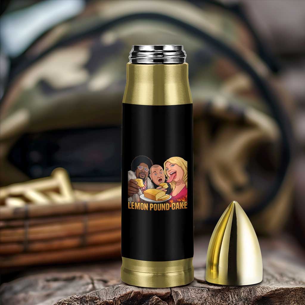 Funny Lemon Pound Cake Meme Bullet Tumbler Retro Edgy Music Humor Gift for Party Lovers