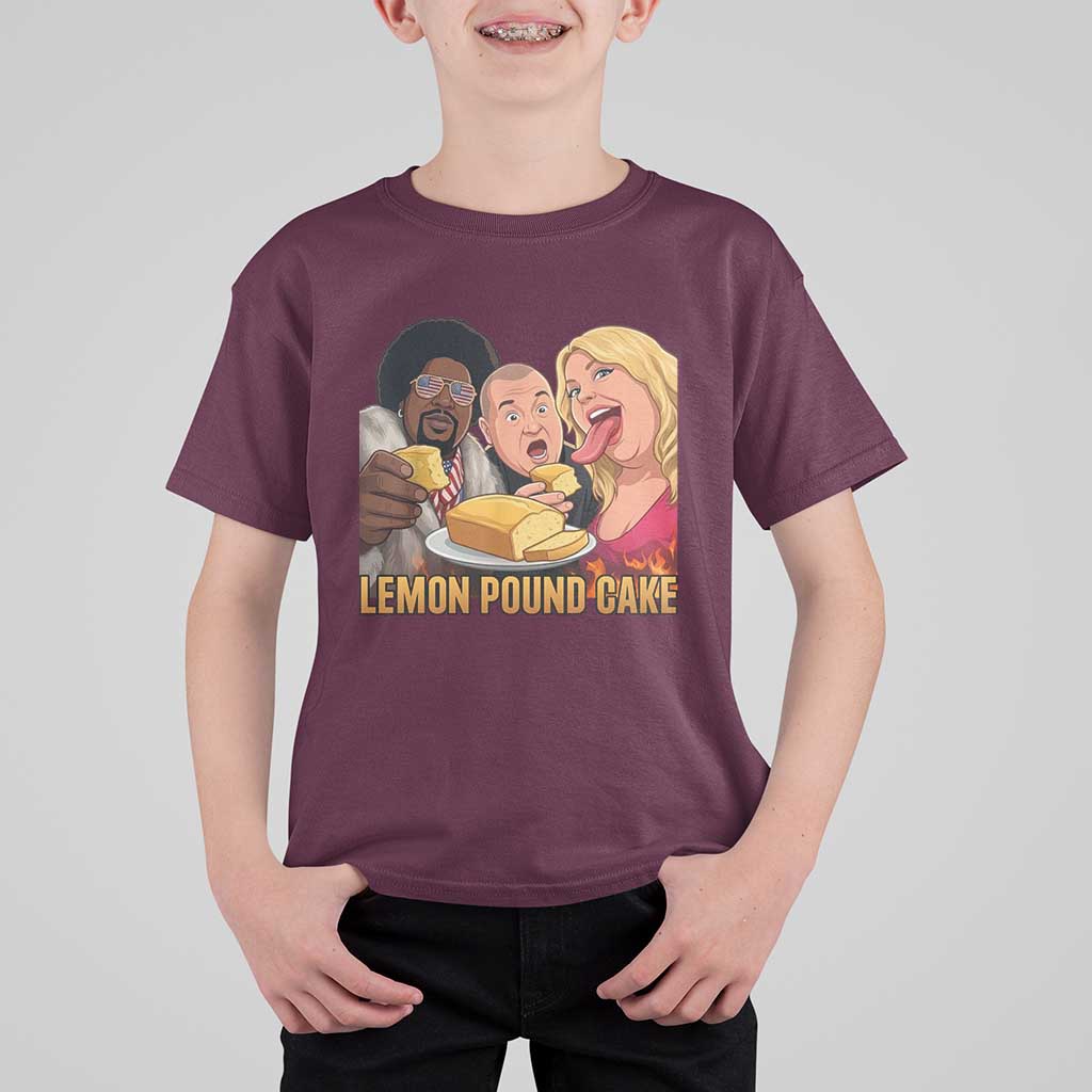 Funny Lemon Pound Cake Meme T Shirt For Kid Retro Edgy Music Humor Gift for Party Lovers