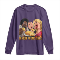 Funny Lemon Pound Cake Meme Long Sleeve Shirt Retro Edgy Music Humor Gift for Party Lovers