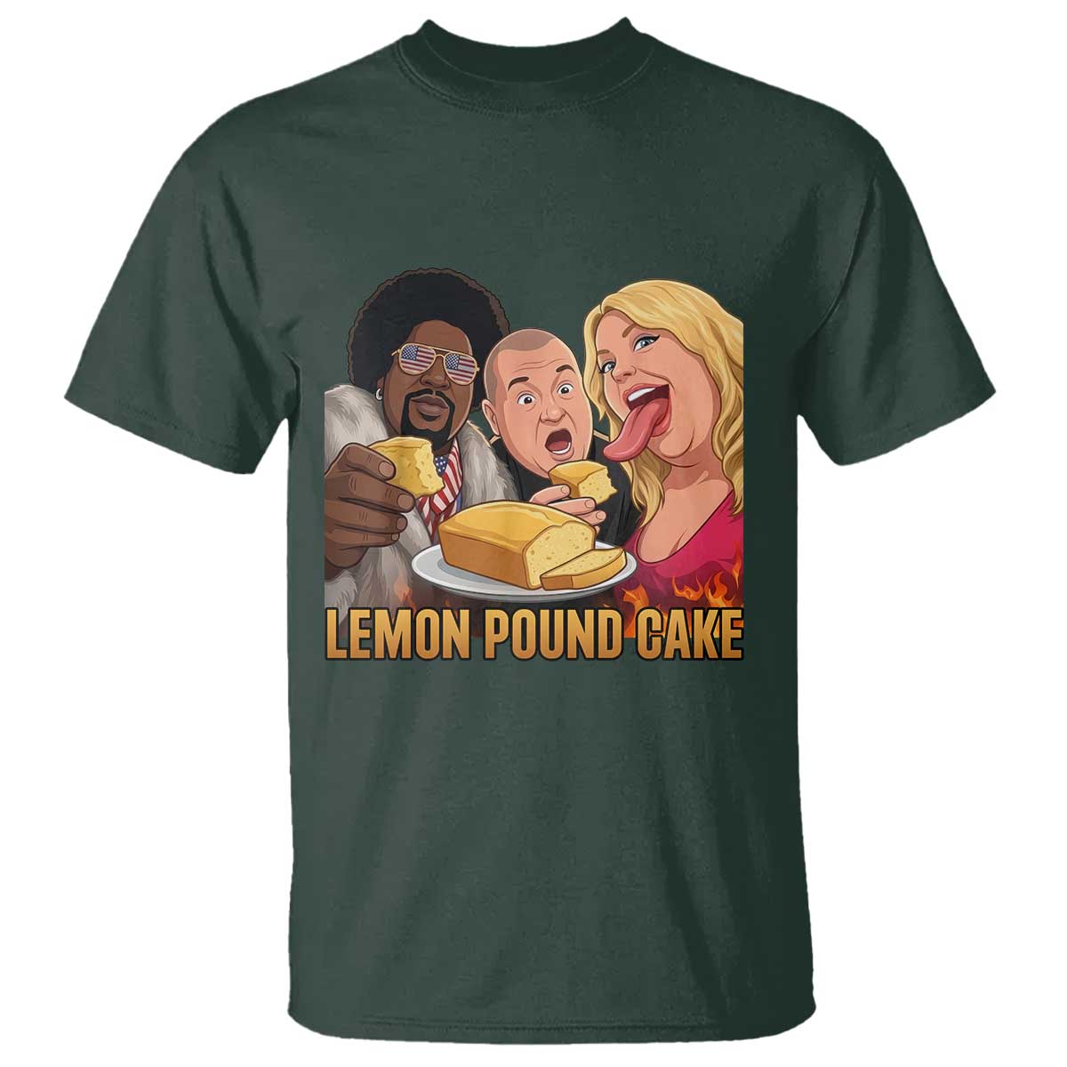 Funny Lemon Pound Cake Meme T Shirt Retro Edgy Music Humor Gift for Party Lovers