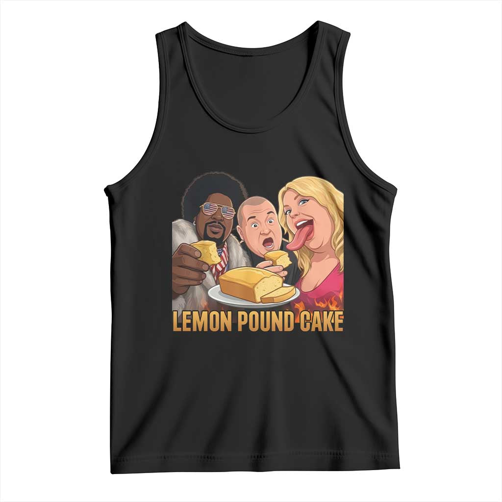 Funny Lemon Pound Cake Meme Tank Top Retro Edgy Music Humor Gift for Party Lovers