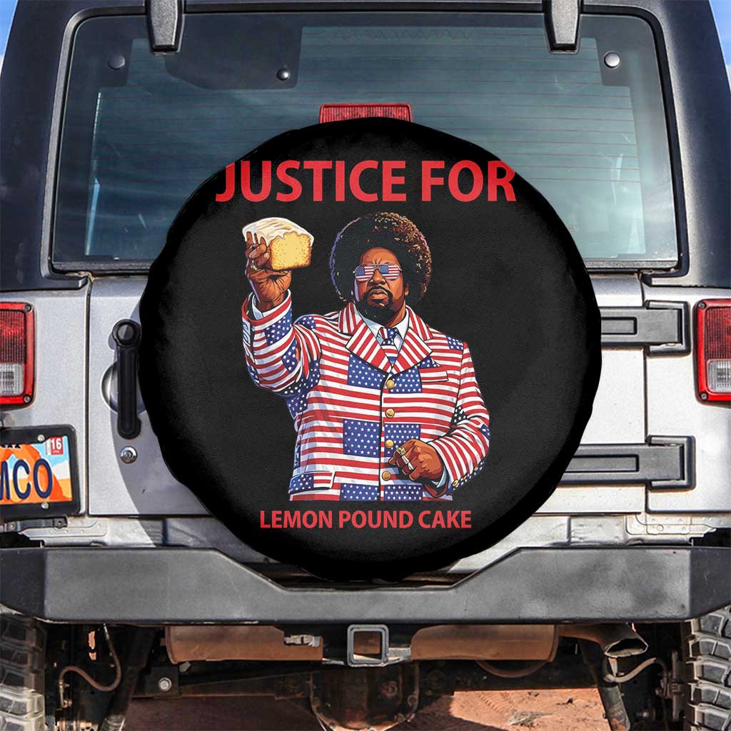 Justice for Lemon Pound Cake Spare Tire Cover Funny Viral Edgy Meme Courtroom Parody Rap Fans
