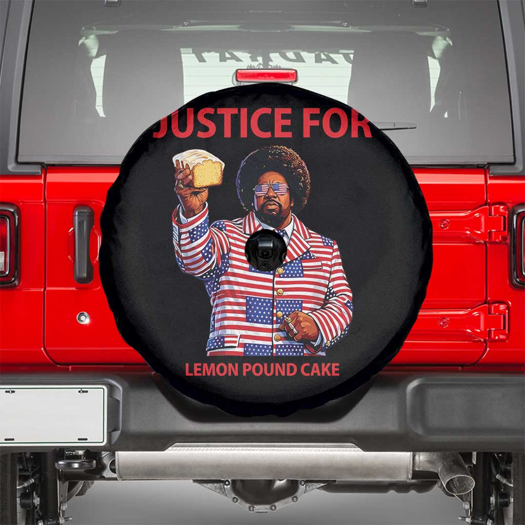 Justice for Lemon Pound Cake Spare Tire Cover Funny Viral Edgy Meme Courtroom Parody Rap Fans