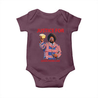 Justice for Lemon Pound Cake Baby Onesie Funny Viral Edgy Meme Courtroom Parody Rap Fans