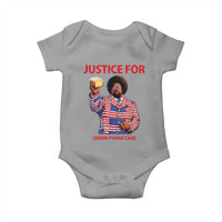 Justice for Lemon Pound Cake Baby Onesie Funny Viral Edgy Meme Courtroom Parody Rap Fans