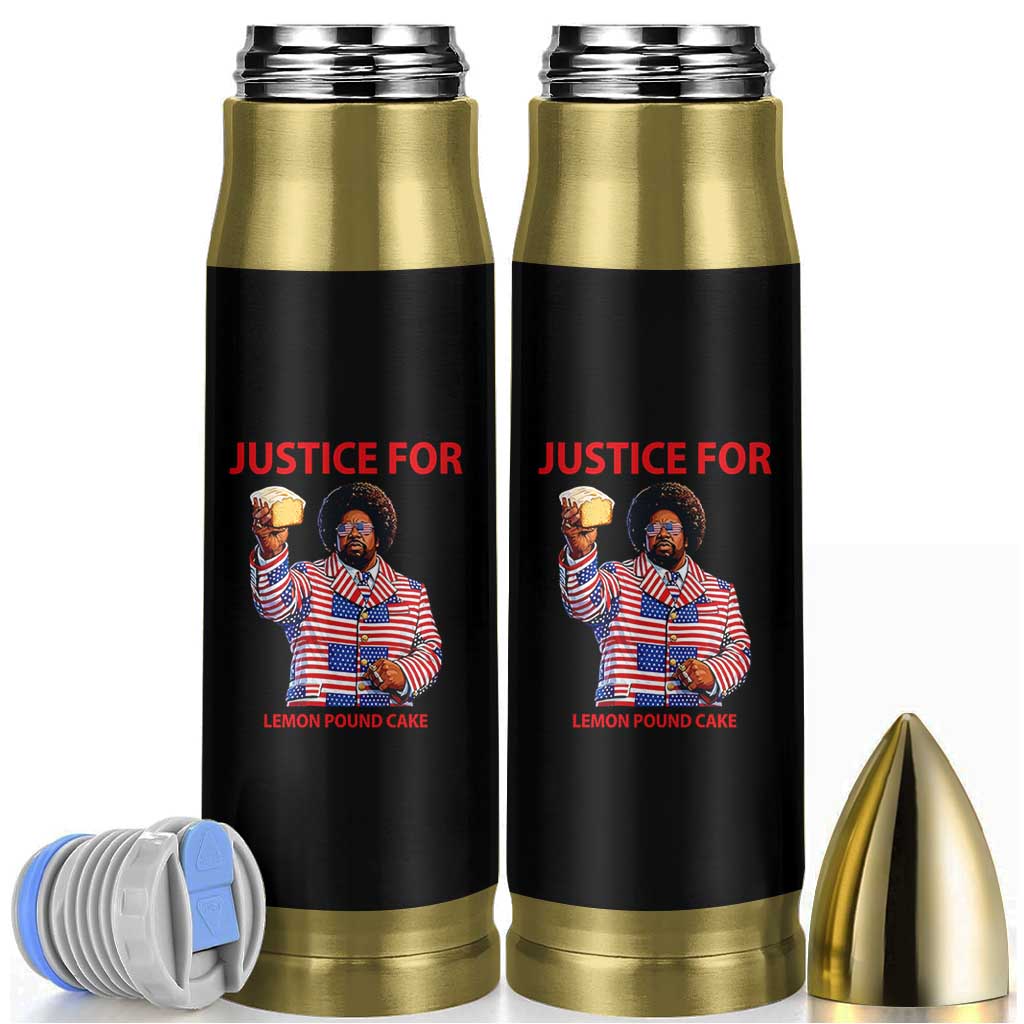 Justice for Lemon Pound Cake Bullet Tumbler Funny Viral Edgy Meme Courtroom Parody Rap Fans