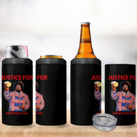 Justice for Lemon Pound Cake 4 in 1 Can Cooler Tumbler Funny Viral Edgy Meme Courtroom Parody Rap Fans