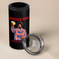 Justice for Lemon Pound Cake 4 in 1 Can Cooler Tumbler Funny Viral Edgy Meme Courtroom Parody Rap Fans