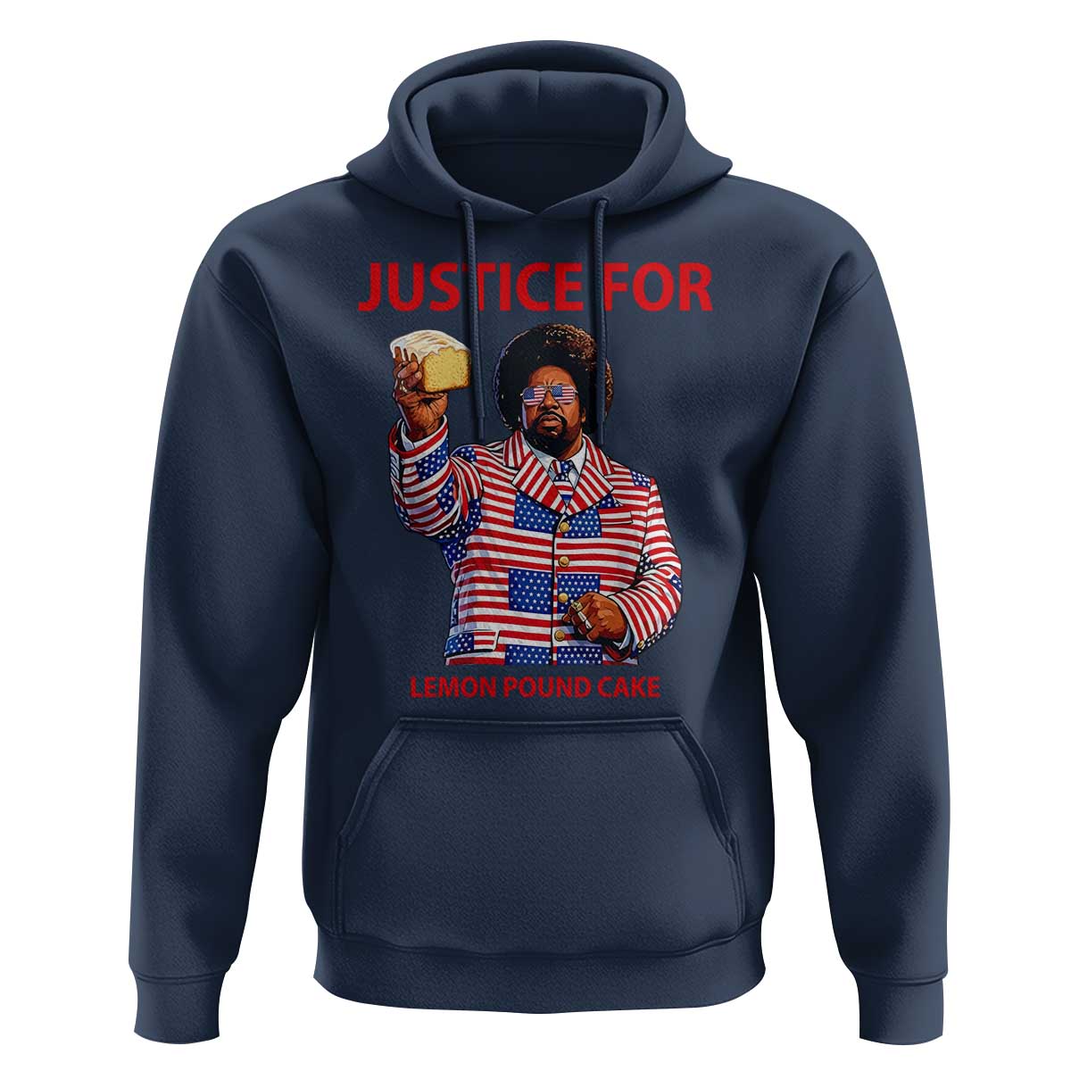 Justice for Lemon Pound Cake Hoodie Funny Viral Edgy Meme Courtroom Parody Rap Fans