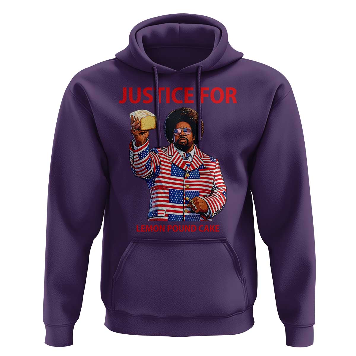 Justice for Lemon Pound Cake Hoodie Funny Viral Edgy Meme Courtroom Parody Rap Fans