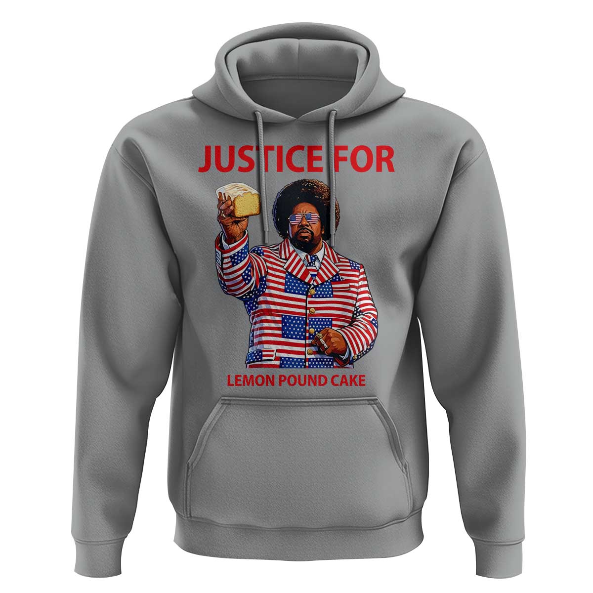 Justice for Lemon Pound Cake Hoodie Funny Viral Edgy Meme Courtroom Parody Rap Fans
