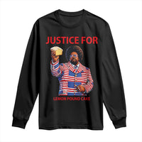 Justice for Lemon Pound Cake Long Sleeve Shirt Funny Viral Edgy Meme Courtroom Parody Rap Fans