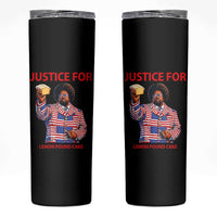 Justice for Lemon Pound Cake Skinny Tumbler Funny Viral Edgy Meme Courtroom Parody Rap Fans