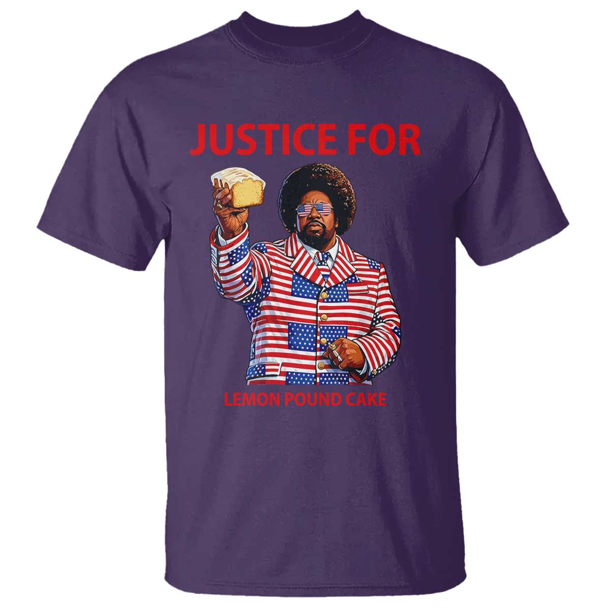 Justice for Lemon Pound Cake T Shirt Funny Viral Edgy Meme Courtroom Parody Rap Fans