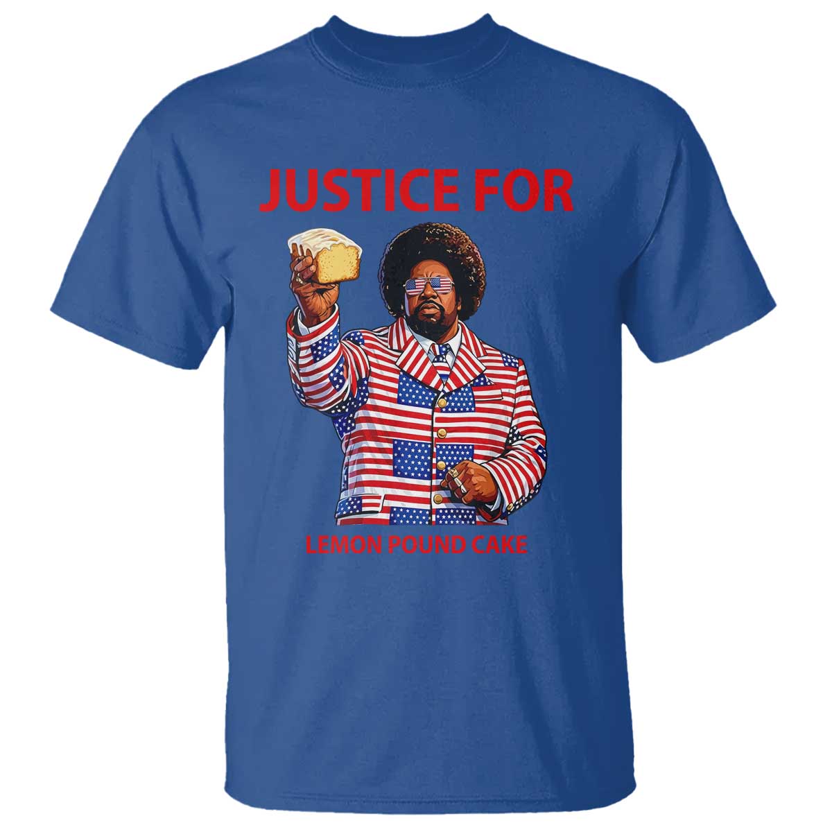 Justice for Lemon Pound Cake T Shirt Funny Viral Edgy Meme Courtroom Parody Rap Fans