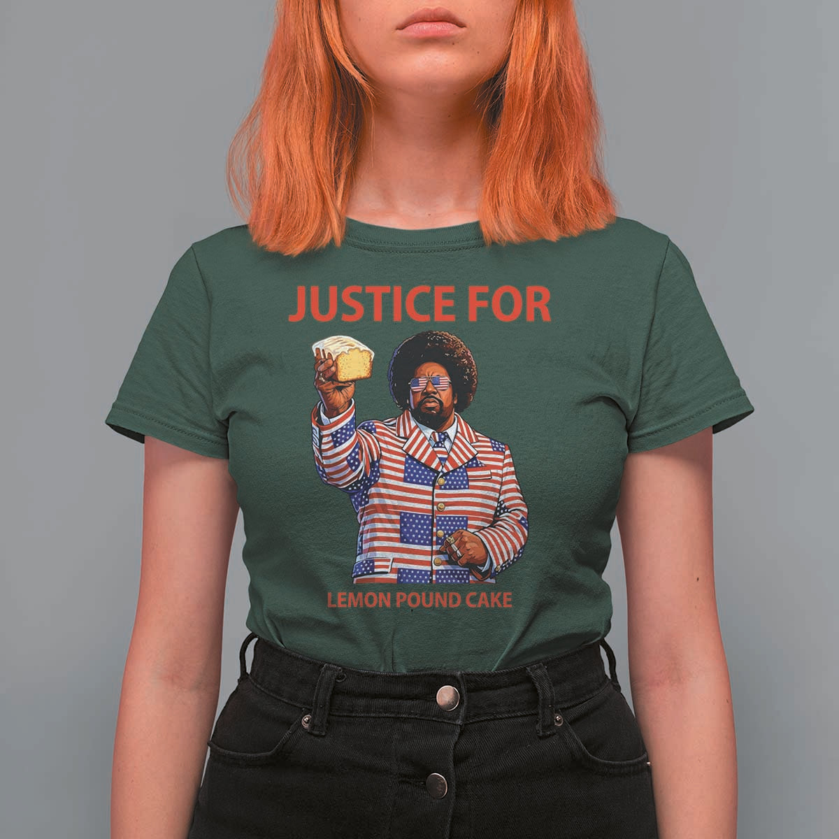 Justice for Lemon Pound Cake T Shirt For Women Funny Viral Edgy Meme Courtroom Parody Rap Fans