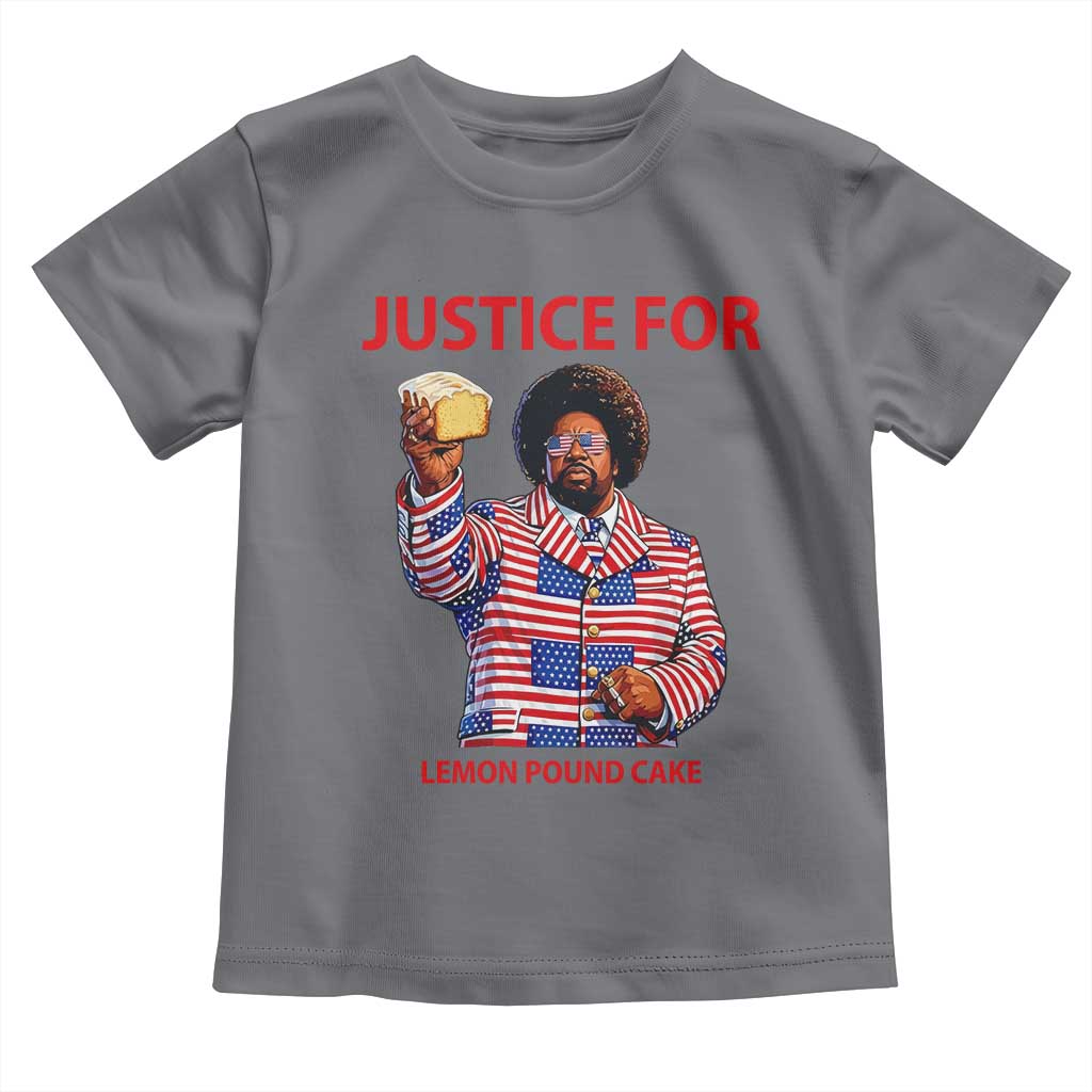 Justice for Lemon Pound Cake Toddler T Shirt Funny Viral Edgy Meme Courtroom Parody Rap Fans