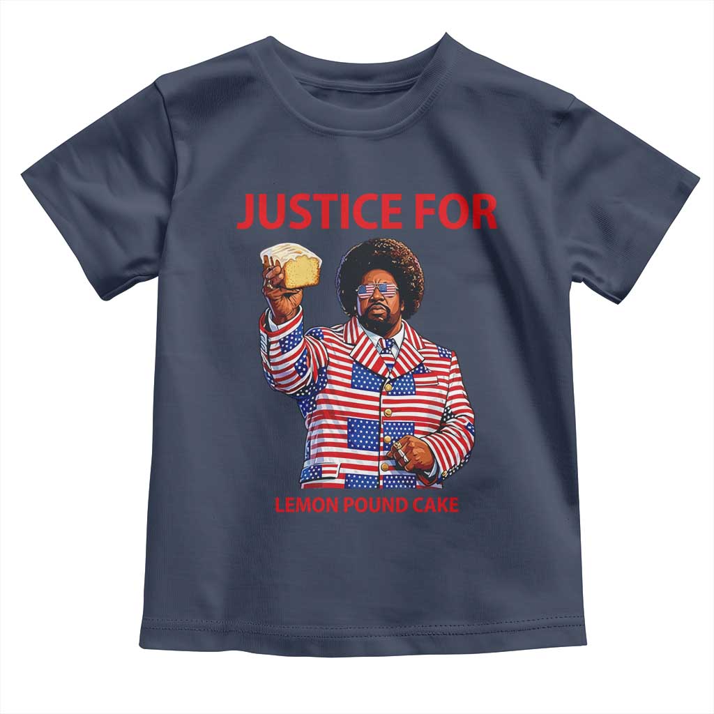Justice for Lemon Pound Cake Toddler T Shirt Funny Viral Edgy Meme Courtroom Parody Rap Fans