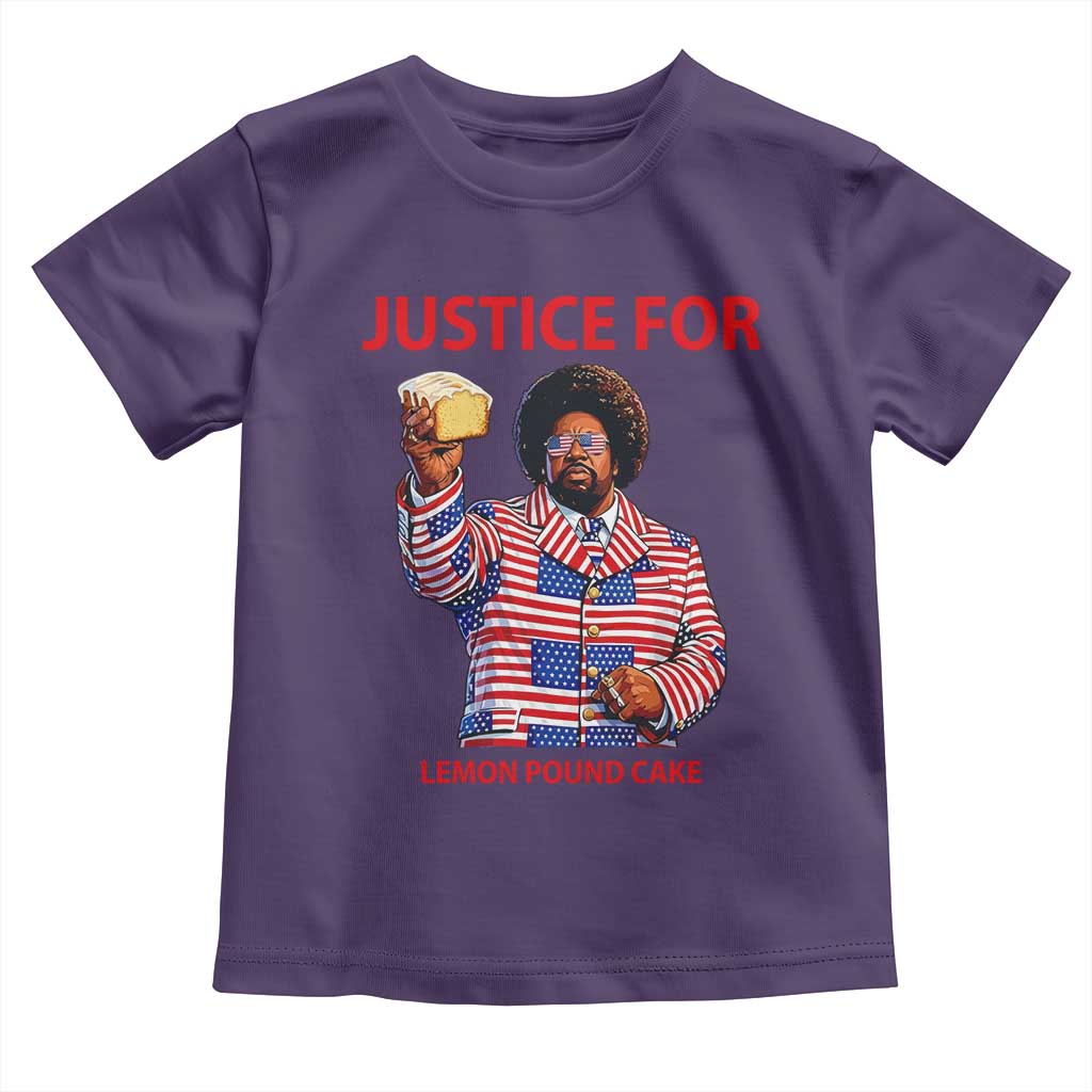 Justice for Lemon Pound Cake Toddler T Shirt Funny Viral Edgy Meme Courtroom Parody Rap Fans