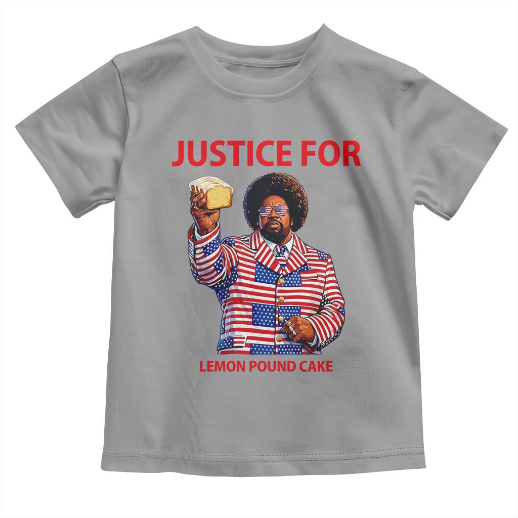 Justice for Lemon Pound Cake Toddler T Shirt Funny Viral Edgy Meme Courtroom Parody Rap Fans