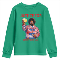 Justice for Lemon Pound Cake Youth Sweatshirt Funny Viral Edgy Meme Courtroom Parody Rap Fans
