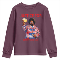 Justice for Lemon Pound Cake Youth Sweatshirt Funny Viral Edgy Meme Courtroom Parody Rap Fans