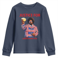 Justice for Lemon Pound Cake Youth Sweatshirt Funny Viral Edgy Meme Courtroom Parody Rap Fans