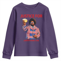 Justice for Lemon Pound Cake Youth Sweatshirt Funny Viral Edgy Meme Courtroom Parody Rap Fans