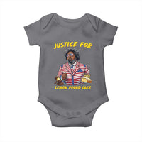 Justice for Lemon Pound Cake Funny Viral  Meme Baby Onesie Edgy Hip Hop Humor Parody Gift for Rap Fans