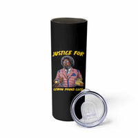 Justice for Lemon Pound Cake Funny Viral  Meme Skinny Tumbler Edgy Hip Hop Humor Parody Gift for Rap Fans